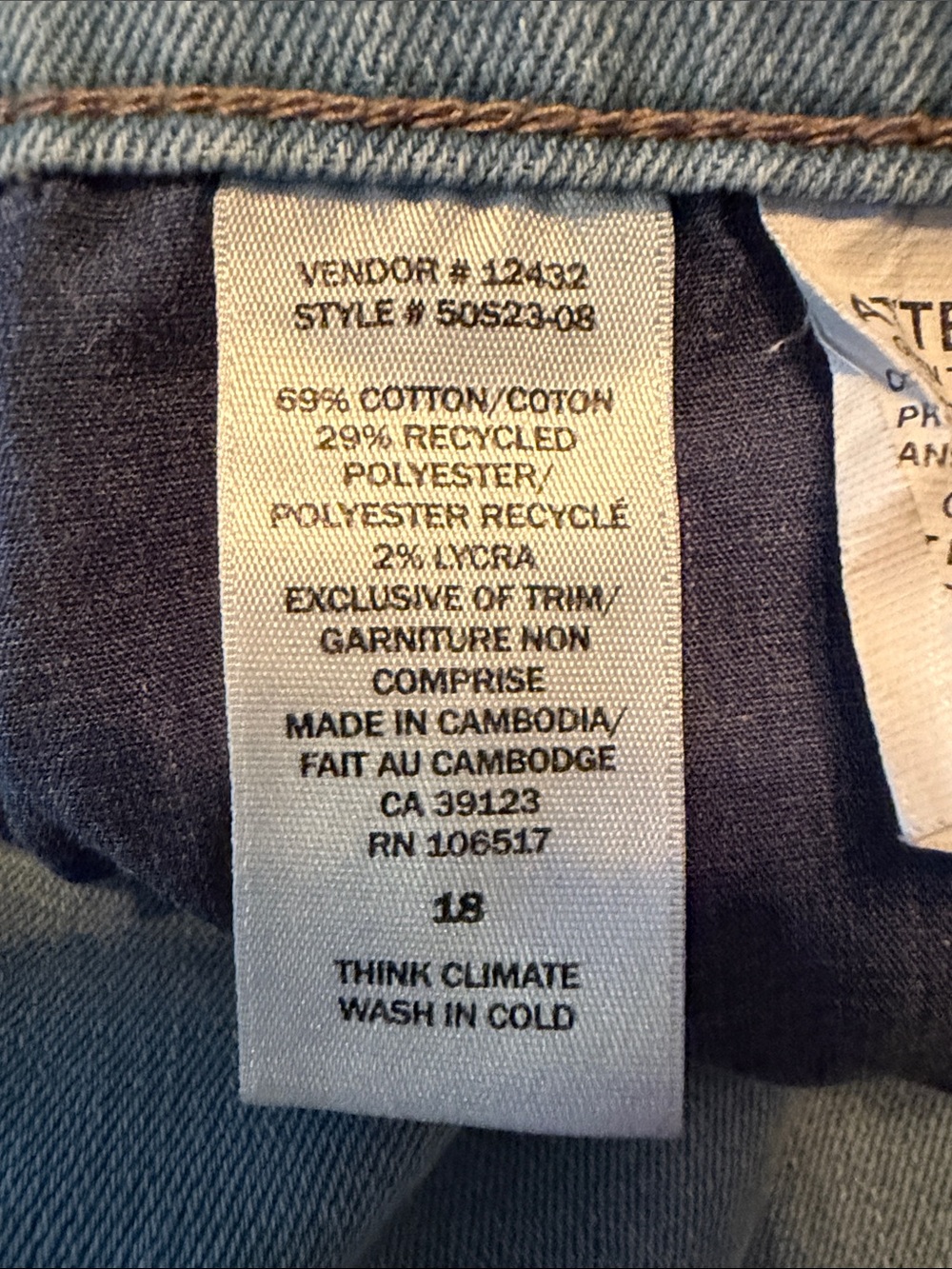 Northern Reflections Light Blue Embroidered Ankle Jeans Size 18 - Picture 8 of 12